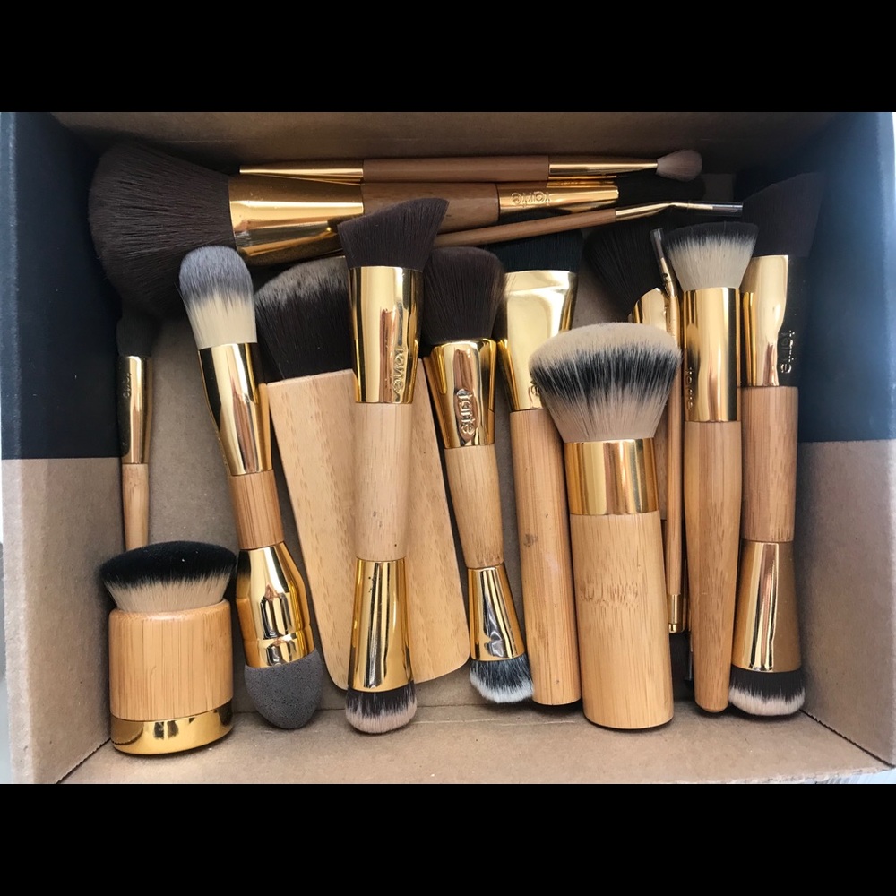 Tarte Cosmetics Bamboo Makeup Brushes Set, 10pc